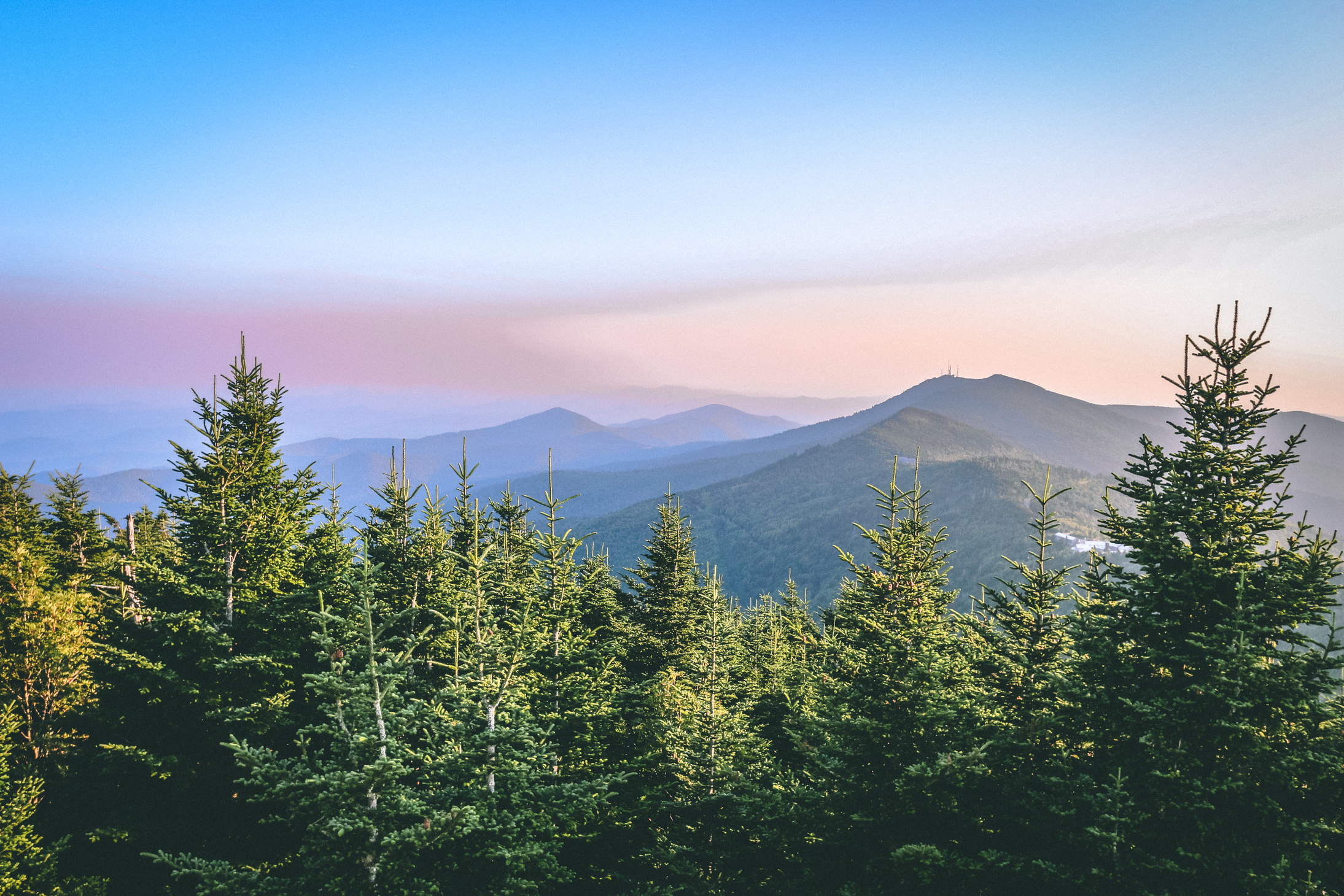 Mount Mitchell near Asheville, North Carolina